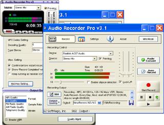 Audio Recorder Pro 3.90 screenshot